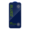  Blueo - Kémlelésgátló üveg - iPhone XR / iPhone 11 - Fekete üvegfólia - 3. kép