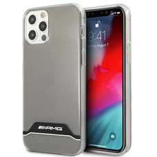 AMG Electroplate Black&White iPhone 12 / 12 Pro tok - Átlátszó