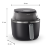 PHILIPS Airfryer 3000 XL NA331/00 forrőlevegős sütő - 3. kép