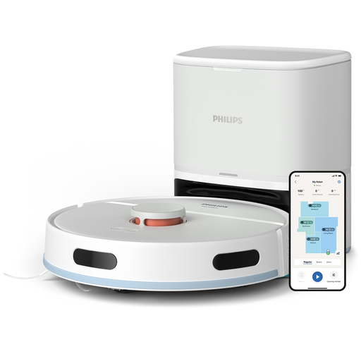 PHILIPS HomeRun 2000 Aqua XU2100/20 robotporszívó és -felmosó, dokkoló- és ürítőállomással