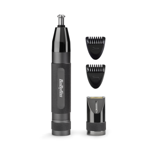 BaByliss E111E Super X-Metal Series Orr- és fülszőrzetnyíró szemöldök trimmerrel, fekete