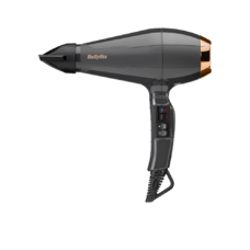 BaByliss 6719DE Air Pro Ionos hajszárító, AC motor, 2200W, fekete-sötétarany