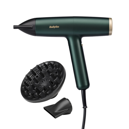 BaByliss D6555DE Air Power Pro Ionos hajszárító, 1700W, zöld-arany