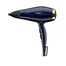 BaByliss 5911E Black Onyx hajszárító, HTDC motor, 2100W, kék-arany