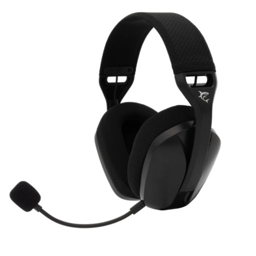 HDP White Shark GH-2442B BUTTERFLY vezeték nélküli gamer fejhallgató mikrofonnal - fekete