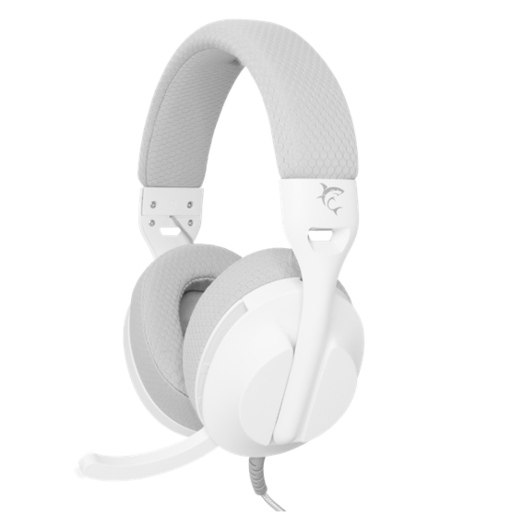 HDP White Shark GH-2440W/G PARROT gamer fejhallgató mikrofonnal - fehér/szürke