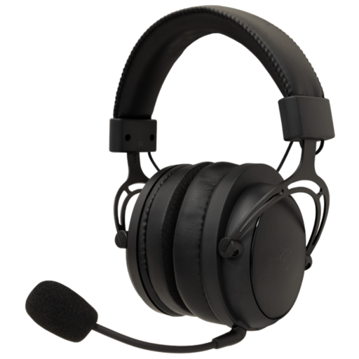 HDP White Shark WGH-2443B GORILLA vezeték nélküli gamer fejhallgató mikrofonnal - fekete