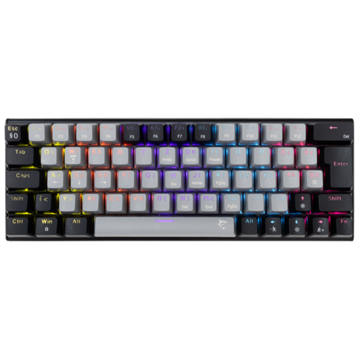 BILL White Shark GK-002713V2-G-B/R-HU WAKIZASHI-2 vezetékes mechanikus gamer billentyűzet - fekete - HU