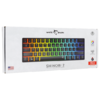 BILL White Shark GK-004111B/R-US SHINOBI-2 vezetékes mechanikus gamer billentyűzet - fekete - US - 3. kép