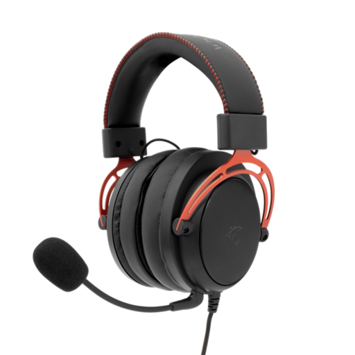 HDP White Shark GH-2341B/R GORILLA  gamer fejhallgató mikrofonnal - fekete/piros