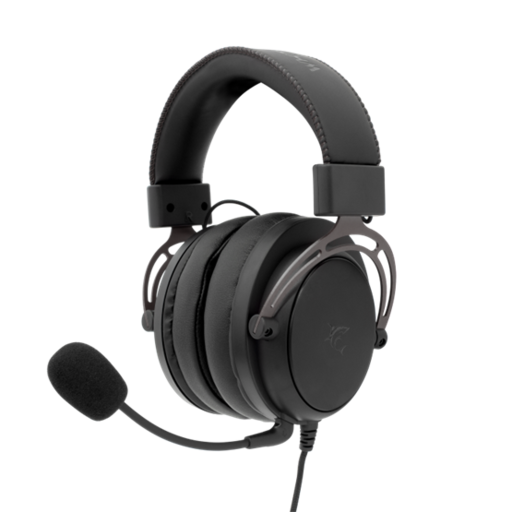 HDP White Shark GH-2341B/G GORILLA  gamer fejhallgató mikrofonnal - fekete/ezüst