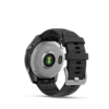 GARMIN fenix E, Stainless steel w/Black Silicone Band, 47 mm - 3. kép