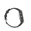 GARMIN fenix E, Stainless steel w/Black Silicone Band, 47 mm - 4. kép