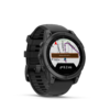 GARMIN fenix E, Slate grey Steel w/Black Silicone Band, 47 mm - 1. kép