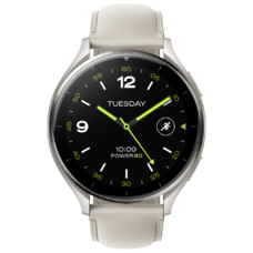 Xiaomi Watch 2 Titan Gray Case With White Leather Strap / BHR9306GL