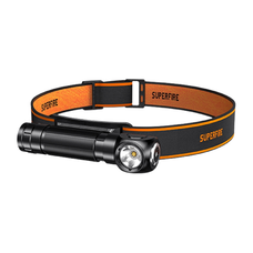 Fejlámpa Superfire TH04-S, 1000lm, USB-C