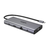 Ugreen CM639 USB-C hub, HDMI, VGA, 2x USB-C 3.2 10 Gbps, 2x USB, SD/TF, RJ45, AUX 3.5 mm, PD, 4K 60 Hz - 0. kép