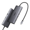 Ugreen CM639 USB-C hub, HDMI, VGA, 2x USB-C 3.2 10 Gbps, 2x USB, SD/TF, RJ45, AUX 3.5 mm, PD, 4K 60 Hz - 1. kép