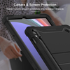 Samsung Galaxy Tab S9 FE - Techsuit - Robusztus Védőtok + Kijelzővédő - Fekete. tok - 1. kép