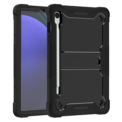Samsung Galaxy Tab S9 FE - Techsuit - Robusztus Védőtok + Kijelzővédő - Fekete. tok