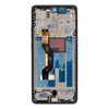Motorola G86 LCD kijelző + érintőpanel + előlap fekete (Spellbound) (szervizcsomag) - 0. kép