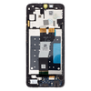 LCD kijelző + Érintőképernyős egység + Előlap + Töltőpanel Samsung A057 Galaxy A05s Fekete (Service Pack) - 0. kép