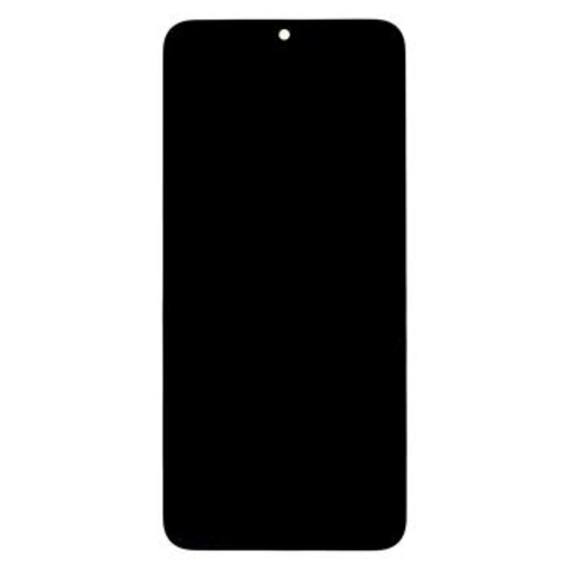 LCD kijelző + Érintőképernyős egység + Előlap + Töltőpanel Samsung A057 Galaxy A05s Fekete (Service Pack)