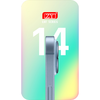 LCD Kijelző Modul ZY Apple iPhone 14 In-Cell IC Verzió Fekete - 2. kép
