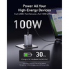 Anker Prime, 100W, 3A, 1 x USB-A - 2 x USB-C, Szürke A2688341 - 1. kép