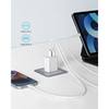 Fali Töltő Anker 312, 20W, 3A, 1 x USB-A - 1 x USB-C, Fehér A2348G21 - 1. kép