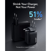 Anker Prime fali töltő, 67W, 5A, 1 x USB-A - 2 x USB-C, Fekete A2669313 - 0. kép