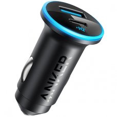Anker 323 autós töltő, 52.5W, 3A, 1 x USB-A - 1 x USB-C, Fekete A2735G11