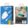 Fali töltő Blue Power BPCE12C, 20W, 3A, 1 x USB-A - 1 x USB-C, USB-C kábel, Fehér - 1. kép