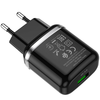 Hálózati USB-A töltő adapter Hoco N3, 18W, 3A, 1 x USB-A, Fekete - 0. kép