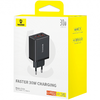 Hálózati töltő Baseus Cube, 30W, 3A, 1 x USB-C - 2 x USB-A, Fekete P10111402113-00 - 4. kép