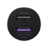 Autós Töltő Huawei CP36, 22.5W, 2.25A, 2 x USB-A, USB-C Kábellel, Sötétszürke 55034029 - 0. kép