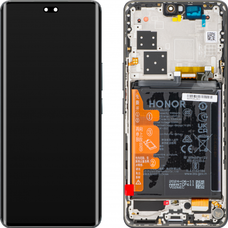 Honor 200 Pro LCD kijelző modul akkumulátorral, fekete