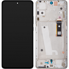 LCD kijelző modul Motorola Edge 30, Szuperhold ezüst