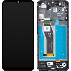 Motorola Moto E13 LCD kijelző modul, fekete
