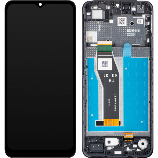 Motorola Moto E13 LCD kijelző modul, fekete