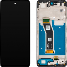 Motorola Moto G04 LCD kijelző modul, fekete