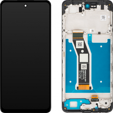 LCD Kijelző Modul Motorola Moto G04s készülékhez, fekete