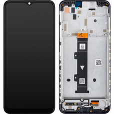 LCD kijelző modul Motorola Moto G10, fekete