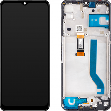 LCD kijelző modul Motorola Moto G50 5G-hez, fekete