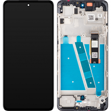 LCD kijelző modul Motorola Moto G72, fekete