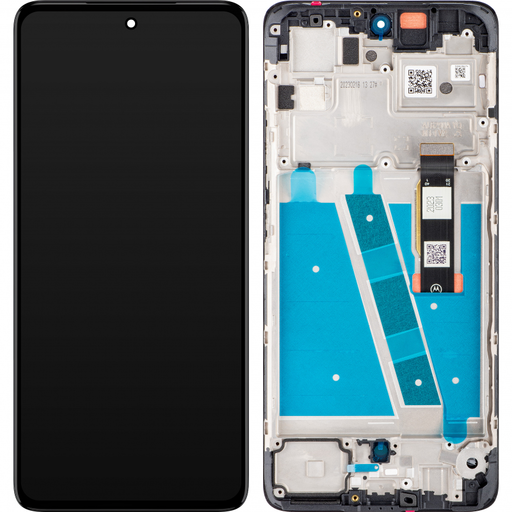 LCD kijelző modul Motorola Moto G72, fekete