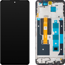 LCD kijelző modul Realme 12-hez, fekete