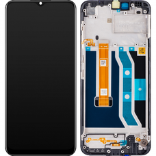 LCD kijelző modul Realme C21Y-hez, fekete kijelző