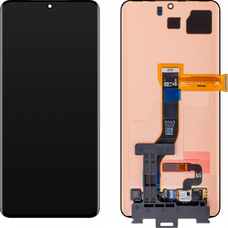 Samsung Galaxy S20+ 5G G986 / S20+ G985 LCD kijelző modul, keret nélkül, fekete