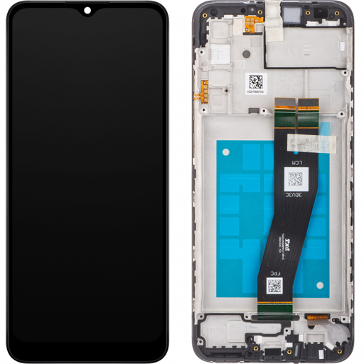 Samsung Galaxy A02s A025G LCD kijelző modul, fekete